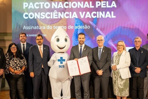 Estado do Rio Grande do Sul aderiu ao Pacto Nacional pela Consciência Vacinal