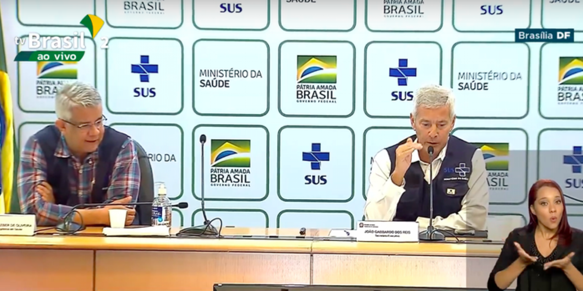 Secretários dos Ministério da Saúde atualizam informações sobre a pandemia do Covid-19 Secretários dos Ministério da Saúde atualizam informações sobre a pandemia do Covid-19