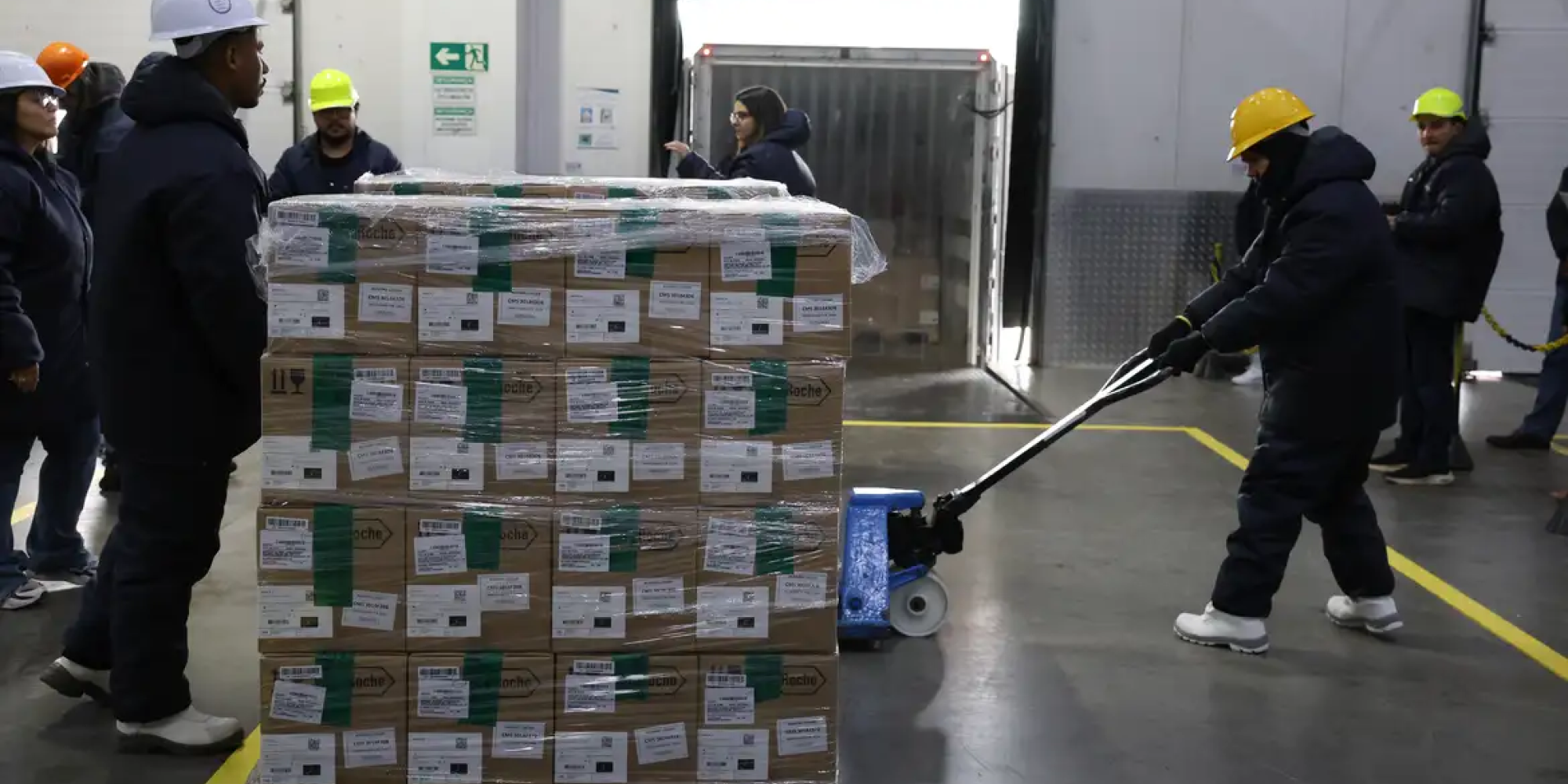 Nesta primeira remessa, chegaram 11.978 unidades do remédio