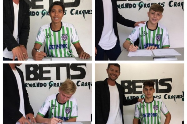 Jogadores atuarão pelo Betis da cidade de Ouro Branco-MG