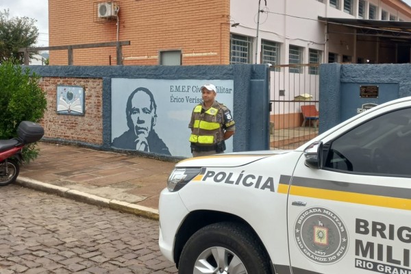 Patrulhamento nas escolas é intensificado em Encantado