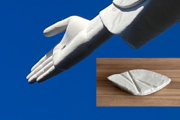 Parte do Cristo Protetor será abençoada pelo Papa Francisco