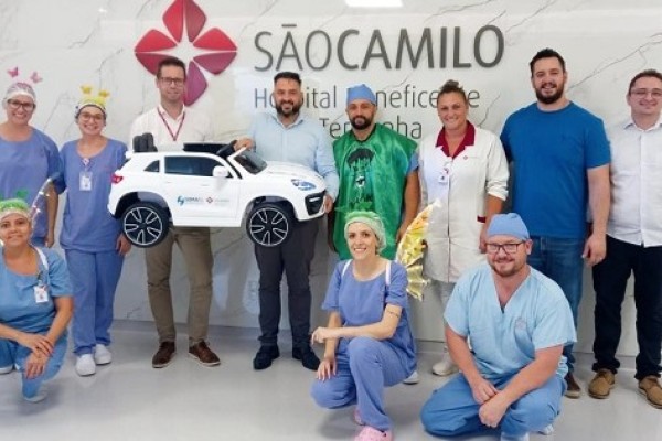 HBST recebe doação de carros elétricos para levar crianças ao Centro Cirúrgico 