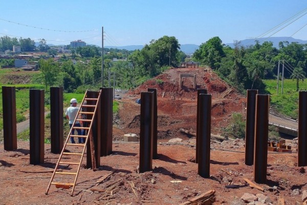 Obra do aterro da rampa de acesso da nova ponte da ERS-130 inicia quarta-feira