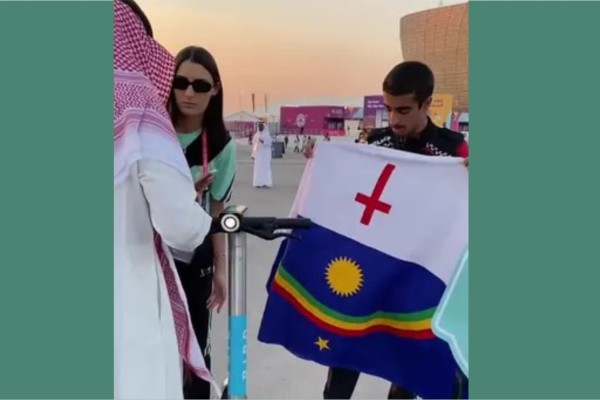 Autoridades do Catar tomaram bandeira de Pernambuco após confundi-la com apoio a LGBTQIA+
