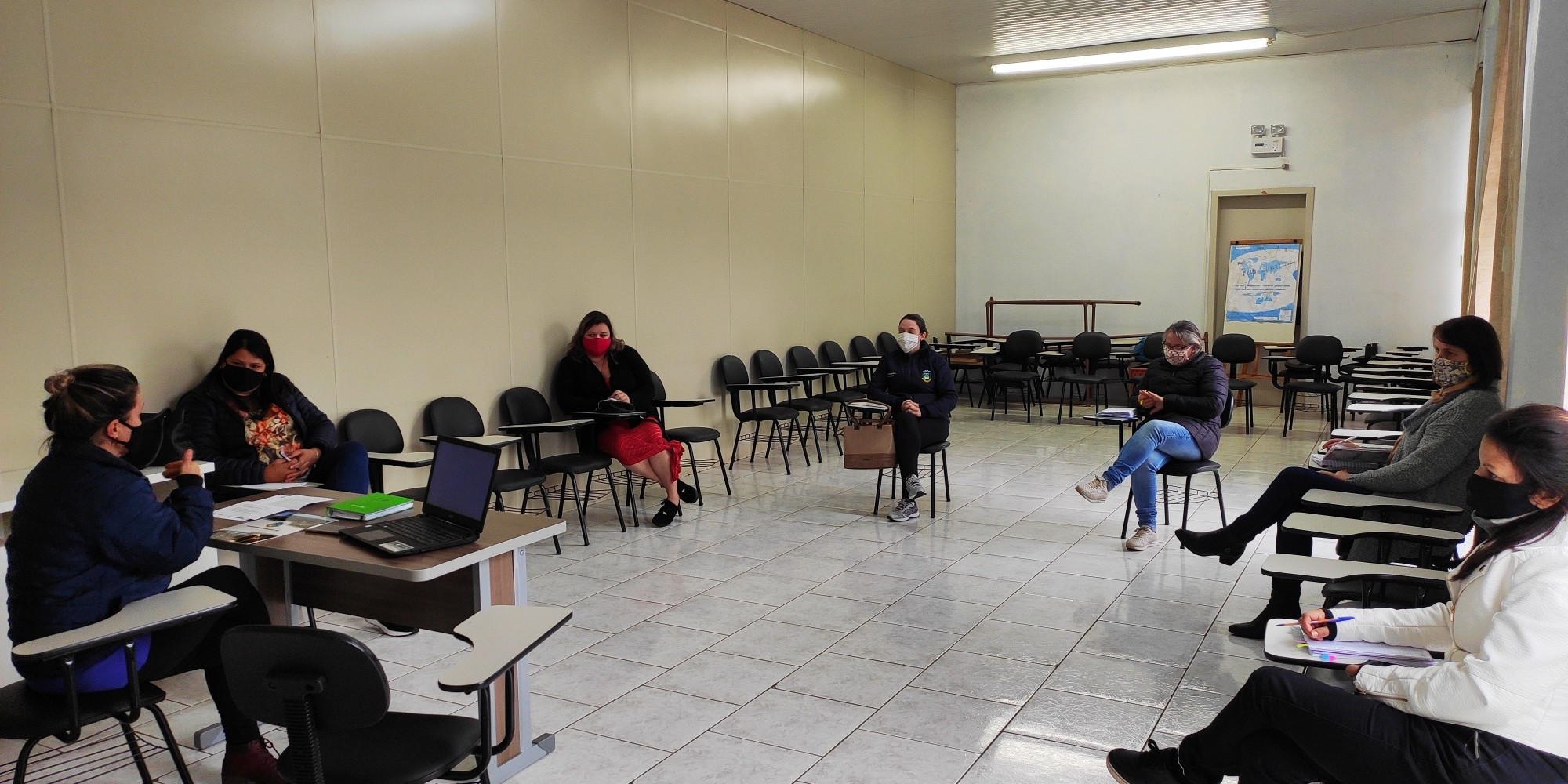  Reunião foi realizada no Auditório Adelaide Boniatti, na prefeitura