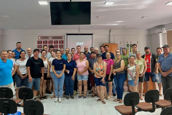 Sec. de Agricultura de Muçum e EMATER/RS-Ascar promovem treinamento sobre NF-e