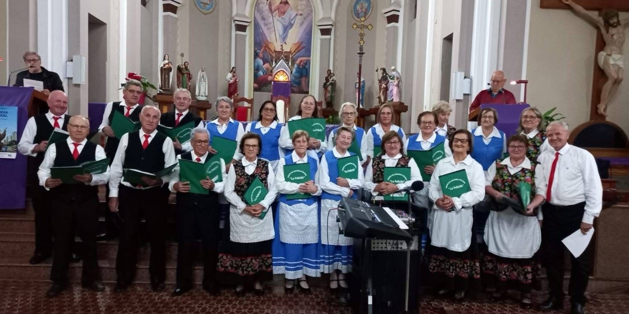 Cantoria italiana ecoa na Igreja Matriz de Relvado