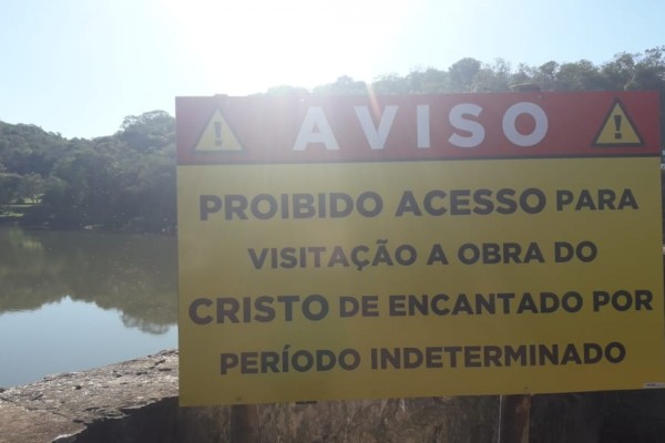 Monumento está sendo construído no Morro das Antenas 