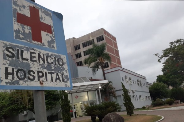 Paciente realizou exames  no hospital de Encantado nesta segunda-feira