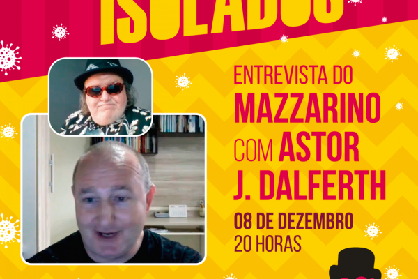 Mazzarino bate um papo descontraído com o músico e maestro da Orquestra de Teutônia e de Imigrante