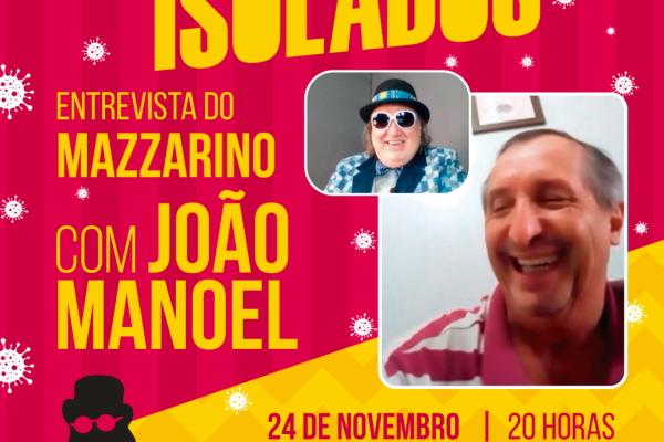 João Manoel escritor  é a entrevistada desta semana