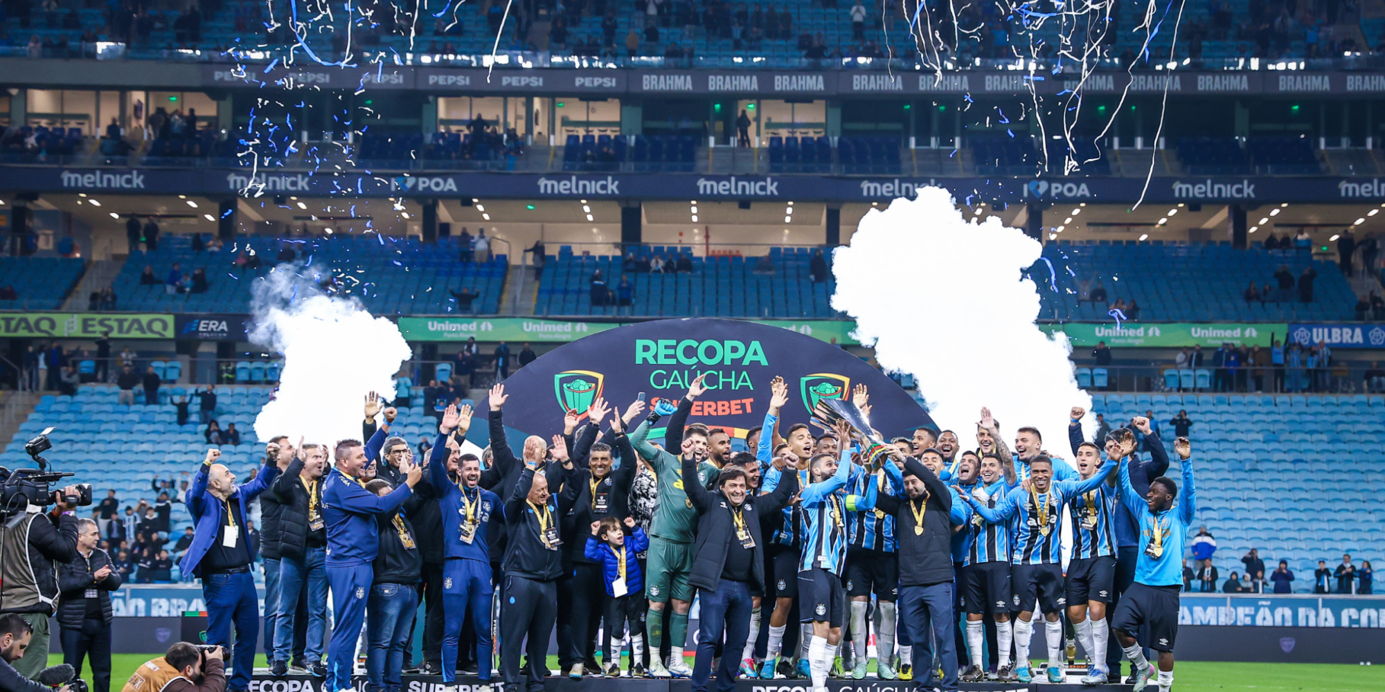 O Tricolor superou o adversário por 2 a 0 e levou o título da disputa pela quinta vez na sua história. O Tricolor superou o adversário por 2 a 0 e levou o título da disputa pela quinta vez na sua história.