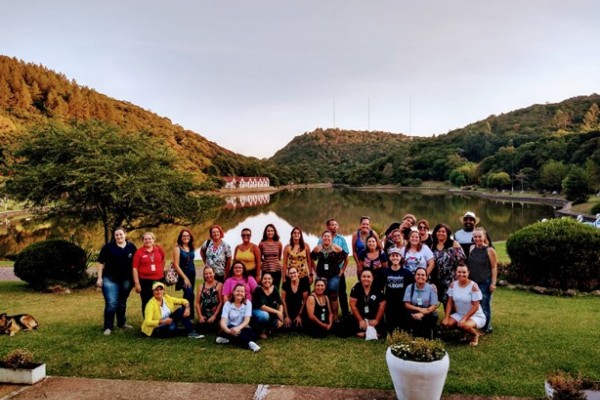 Lagoa da Harmonia, em Teutônia, foi um dos atrativos conhecido pelo grupo 