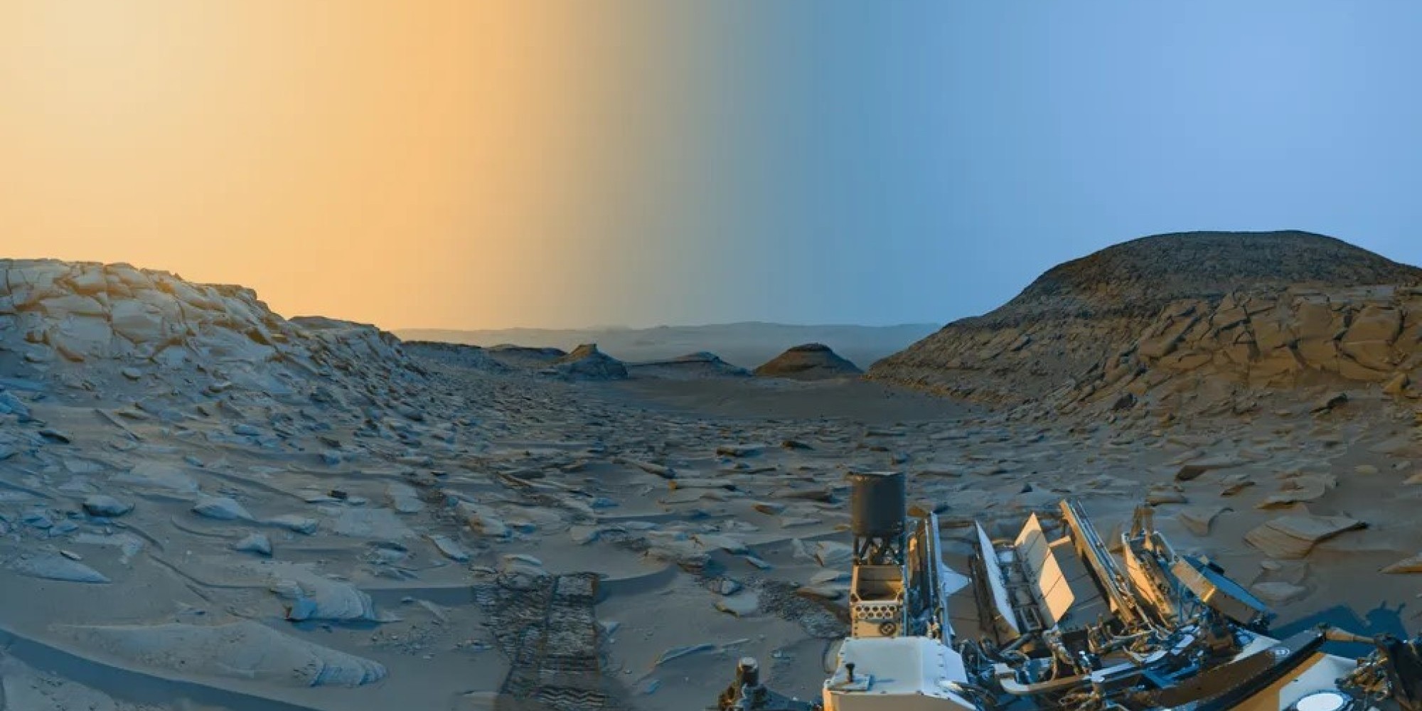 Robô da Nasa captura imagem de paisagem de Marte