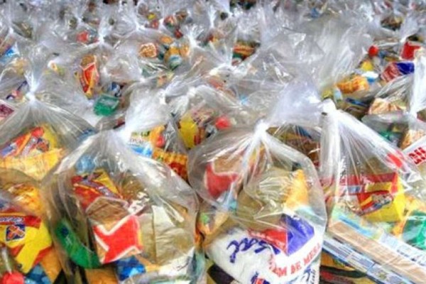 Serão distribuidos 4,5 mil toneladas de alimentos